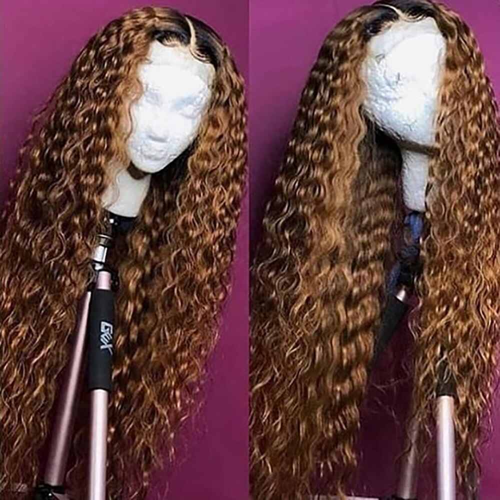 Orange Ginger Lace Front Wig Water Wave ߰ κ ..